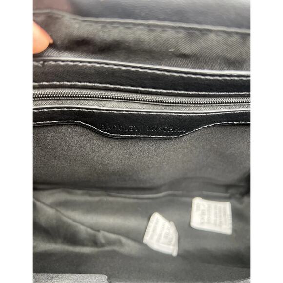 Badgley Mischka Big chain Crossbody Bag with big Diamond quilting Black - Picture 9 of 9